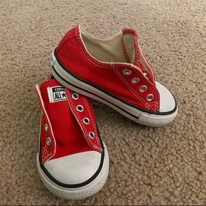 Toddler red converse